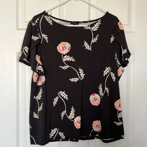 Women’s Ann Taylor Factory Tulips Sleeve Blouse XL
